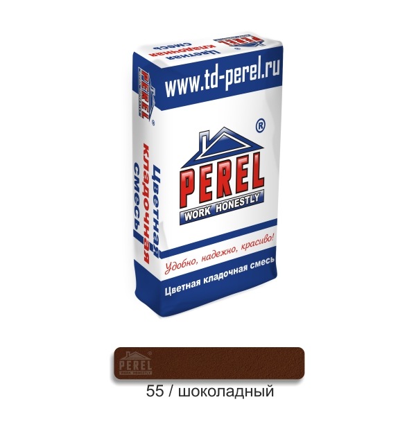Цветной кладочный раствор Perel NL 0155 шоколадный